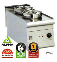 Parry PWB2 electric 2 wet pot Bain Marie